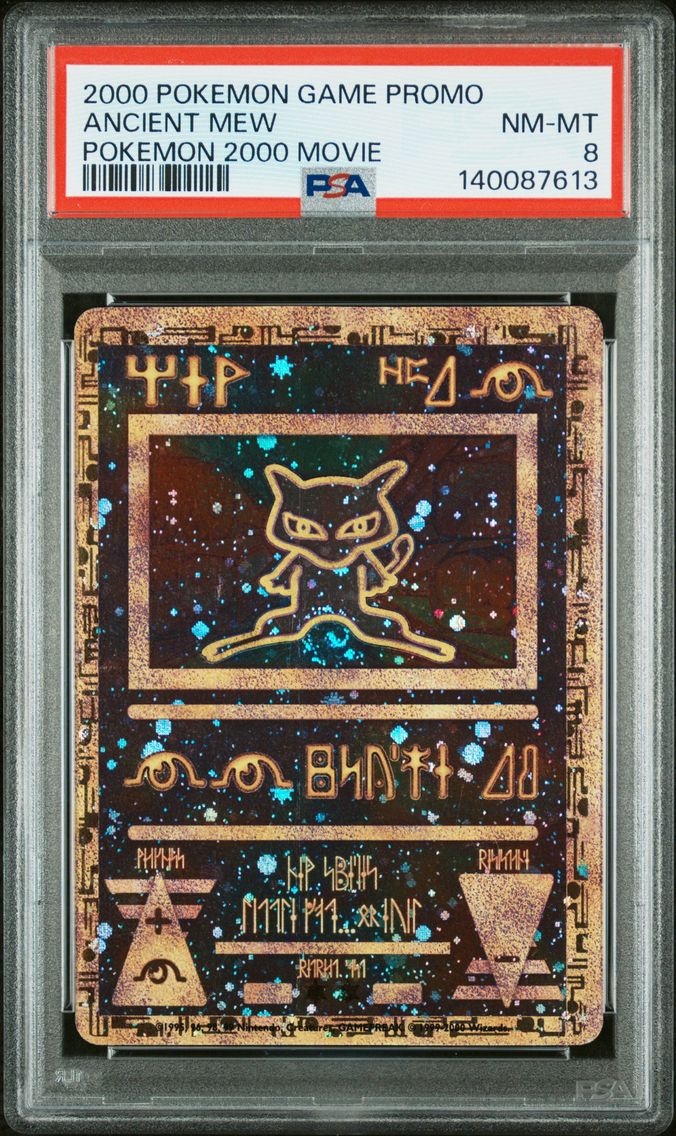 2000 #NA Ancient Mew PSA 8 Game Movie Pokemon